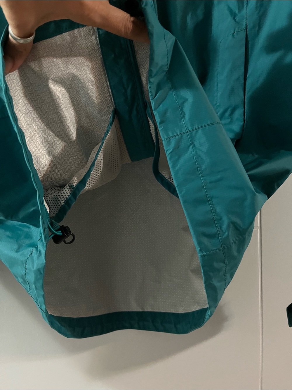 Marmot Dark Teal Hooded Shell Jacket - Picture 6 of 12
